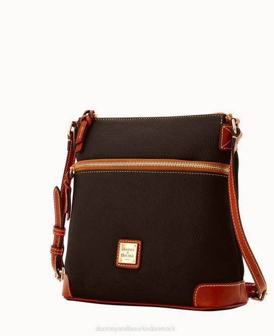 Dooney & Bourke crossbody med småsten JV0J1672 poser brun tmoro