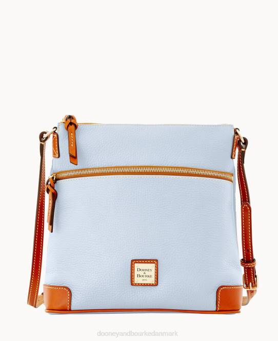 Dooney & Bourke crossbody med småsten JV0J1681 poser gletsjerblå