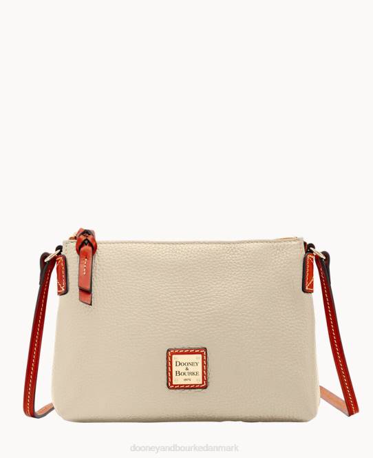 Dooney & Bourke crossbody-pose med småsten JV0J2310 poser knogle