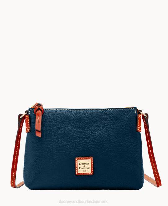 Dooney & Bourke crossbody-pose med småsten JV0J2313 poser midnatsblå