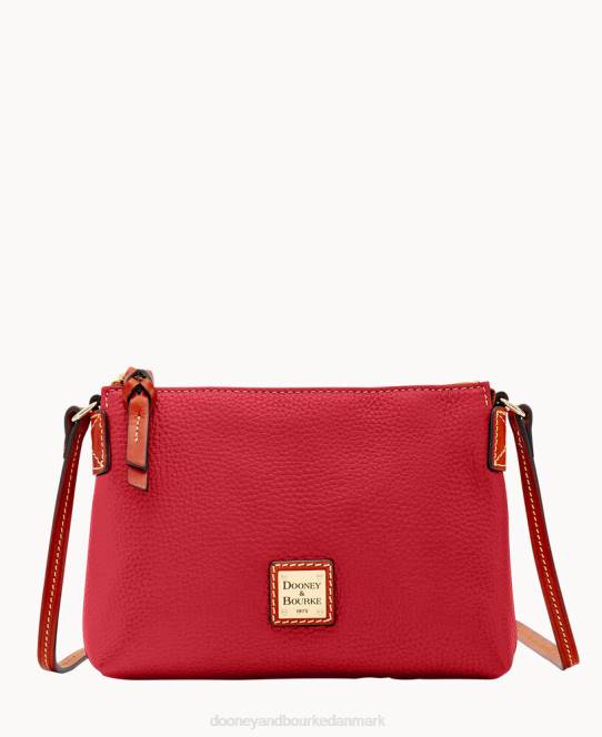 Dooney & Bourke crossbody-pose med småsten JV0J2315 poser rød