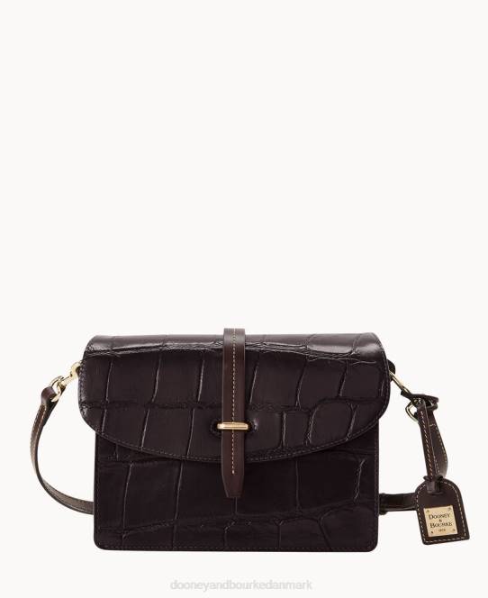 Dooney & Bourke denison flap crossbody JV0J2848 poser espresso