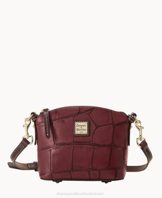 Dooney & Bourke denison mini kuppel crossbody JV0J2588 poser bordeaux