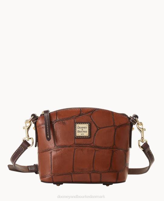 Dooney & Bourke denison mini kuppel crossbody JV0J2589 poser cognac