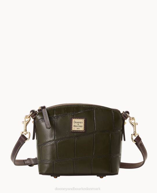 Dooney & Bourke denison mini kuppel crossbody JV0J2591 poser oliven