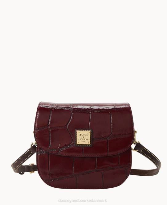 Dooney & Bourke denison sadeltaske JV0J2566 poser bordeaux