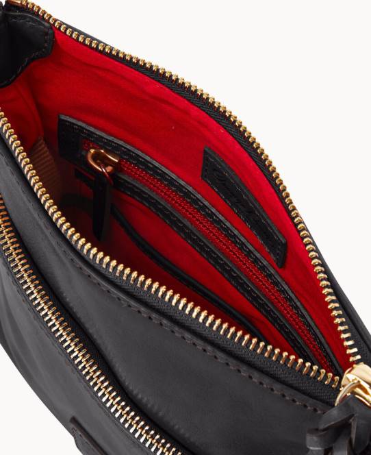 Dooney & Bourke florentinsk brevbærer JV0J1566 poser sort