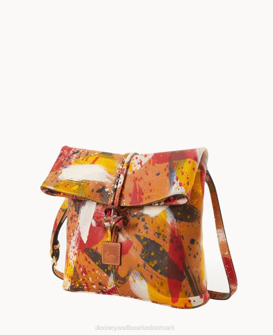 Dooney & Bourke florentinsk dipinta medium toggle crossbody JV0J2691 poser naturlig