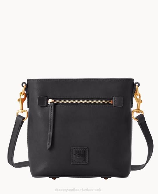 Dooney & Bourke florentinsk lille crossbody med lynlås JV0J2481 poser sort