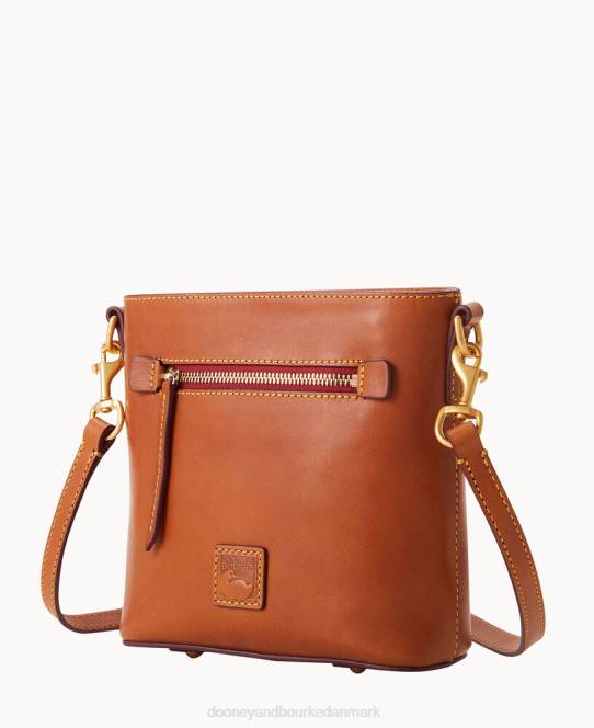 Dooney & Bourke florentinsk lille crossbody med lynlås JV0J2482 poser naturlig