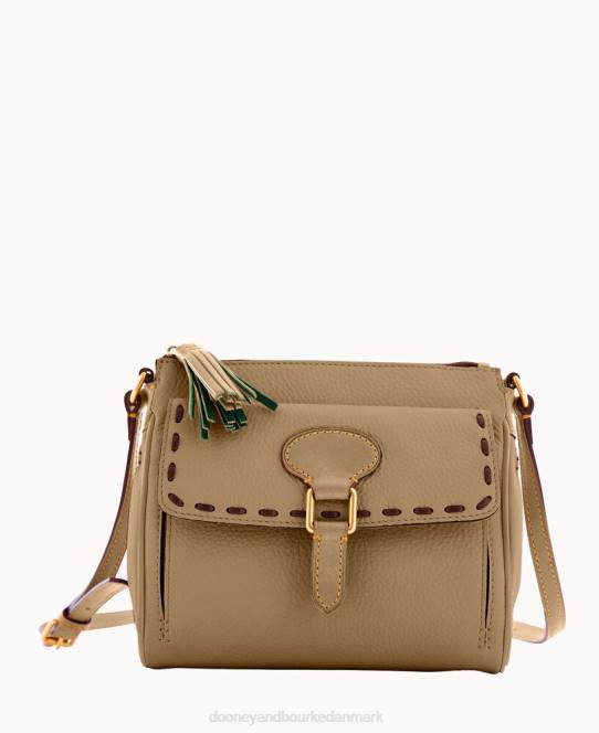 Dooney & Bourke florentinsk lomme crossbody JV0J2445 poser lys taupe