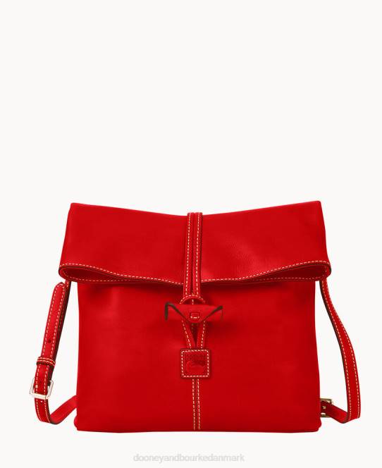 Dooney & Bourke florentinsk medium toggle crossbody JV0J1518 poser rød