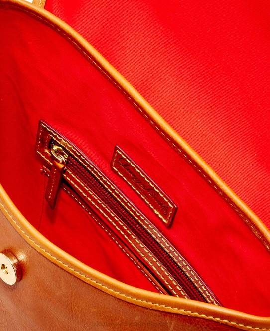 Dooney & Bourke florentinsk stor prikket crossbody JV0J2051 poser naturlig