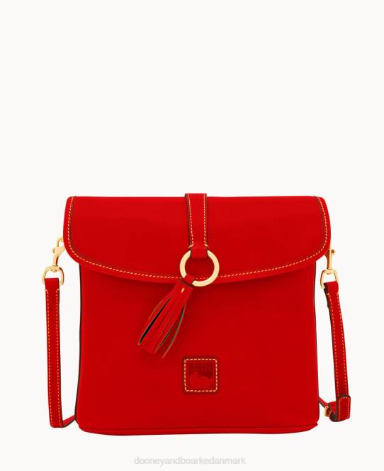 Dooney & Bourke florentinsk stor prikket crossbody JV0J2052 poser rød