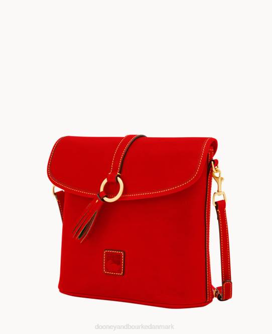 Dooney & Bourke florentinsk stor prikket crossbody JV0J2052 poser rød