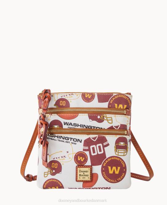 Dooney & Bourke fodboldhold n s triple zip crossbody JV0J1720 poser washington