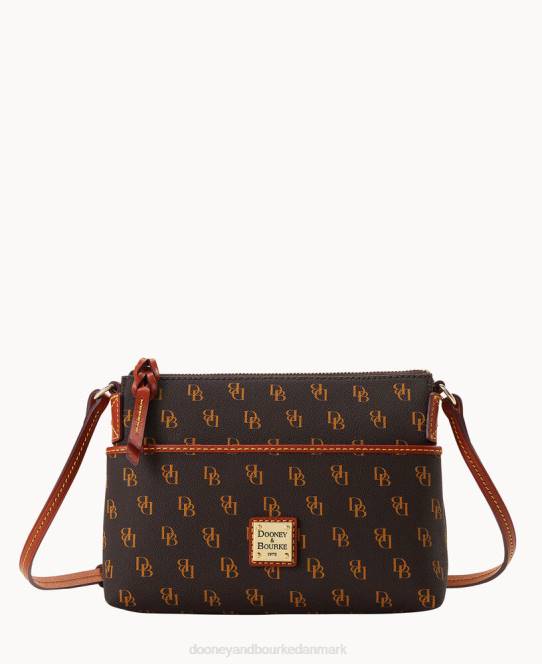 Dooney & Bourke gretta katie crossbody JV0J2660 poser brun tmoro