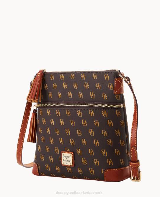 Dooney & Bourke gretta lille kvast crossbody JV0J2785 poser brun tmoro