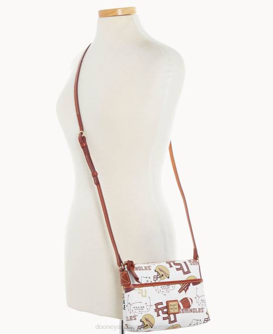 Dooney & Bourke kollegial ingefær crossbody JV0J2228 poser florida stat