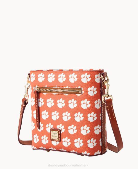 Dooney & Bourke kollegial lille crossbody med lynlås JV0J2004 poser Clemson