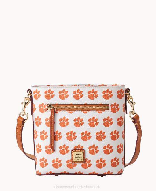 Dooney & Bourke kollegial lille crossbody med lynlås JV0J2005 poser Clemson