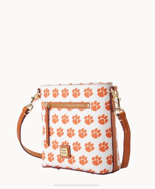 Dooney & Bourke kollegial lille crossbody med lynlås JV0J2005 poser Clemson