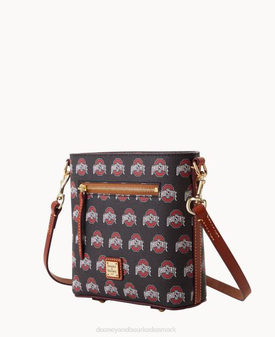 Dooney & Bourke kollegial lille crossbody med lynlås JV0J2087 poser ohio stat