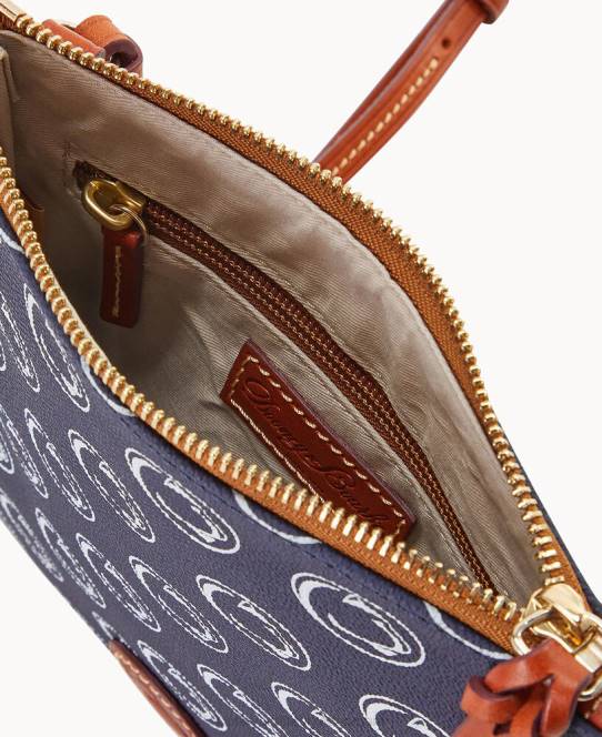 Dooney & Bourke kollegial nord syd top zip crossbody JV0J2512 poser penn stat