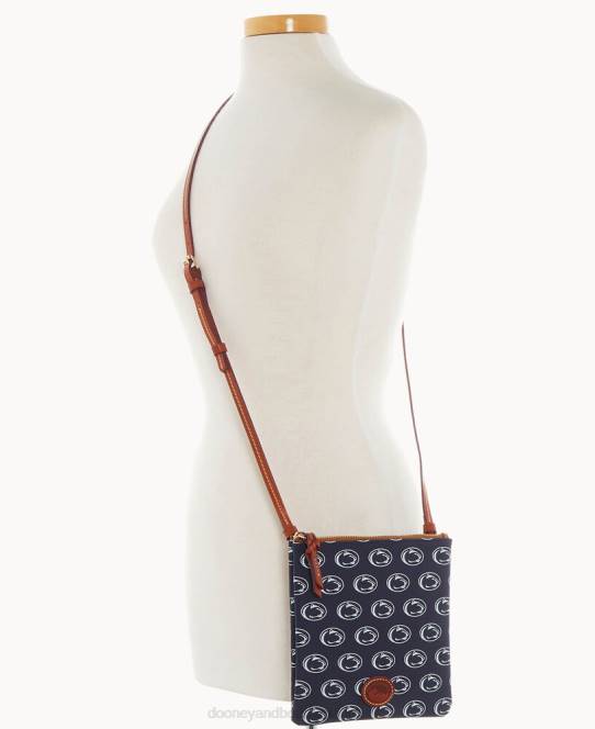 Dooney & Bourke kollegial nord syd top zip crossbody JV0J2512 poser penn stat
