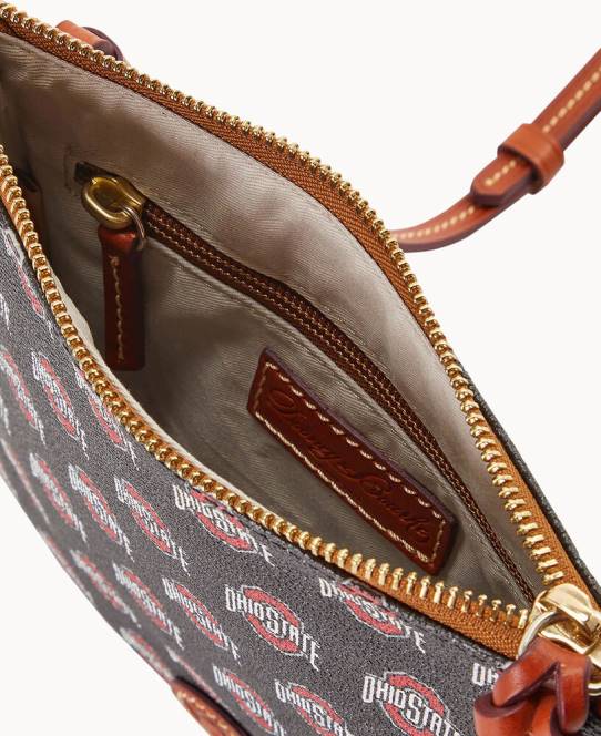 Dooney & Bourke kollegial nord syd top zip crossbody JV0J2514 poser ohio stat
