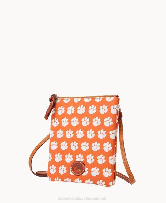 Dooney & Bourke kollegial nord syd top zip crossbody JV0J2731 poser Clemson