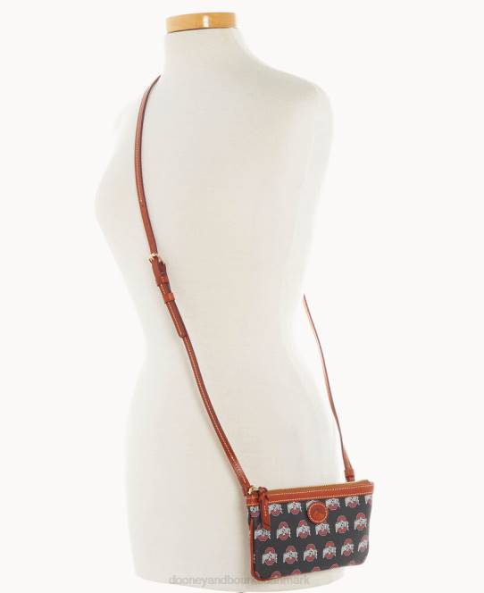 Dooney & Bourke kollegial stor slank crossbody JV0J2708 poser ohio stat