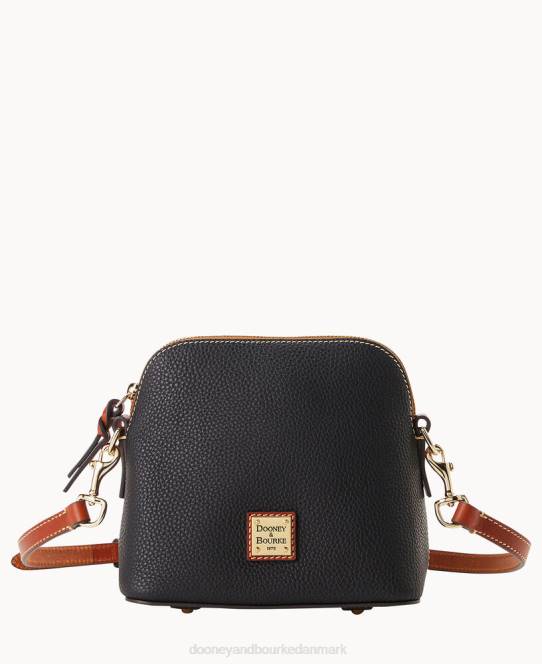 Dooney & Bourke kuplet crossbody med småsten JV0J2613 poser sort