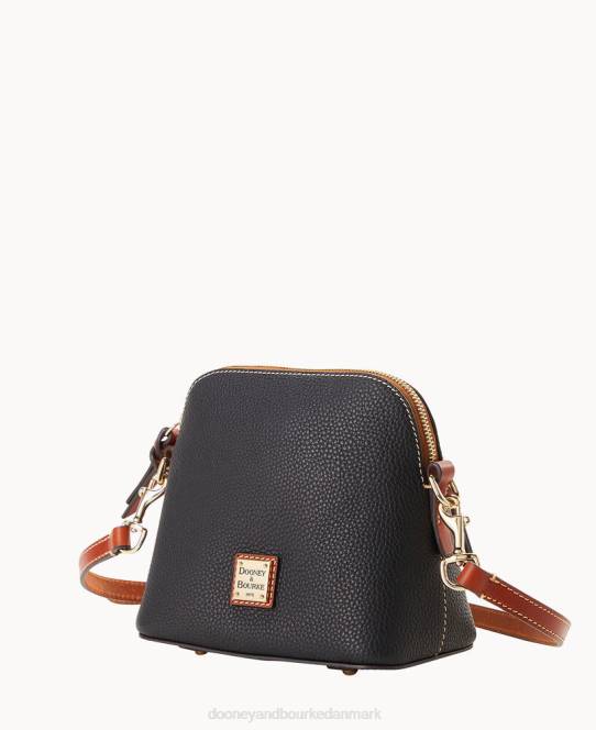 Dooney & Bourke kuplet crossbody med småsten JV0J2613 poser sort