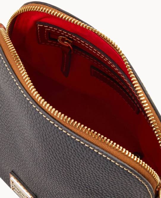 Dooney & Bourke kuplet crossbody med småsten JV0J2613 poser sort