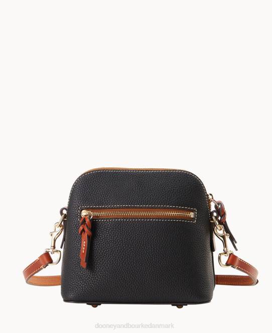 Dooney & Bourke kuplet crossbody med småsten JV0J2613 poser sort