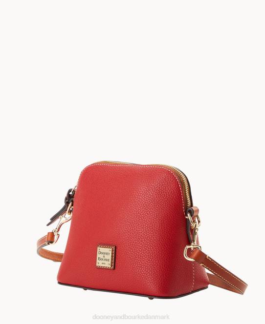 Dooney & Bourke kuplet crossbody med småsten JV0J2616 poser rød