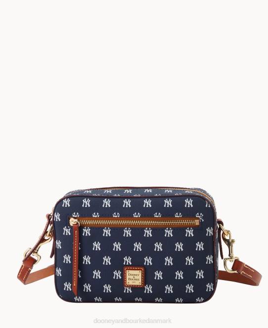 Dooney & Bourke mlb kamera lynlås crossbody JV0J2264 poser yankees