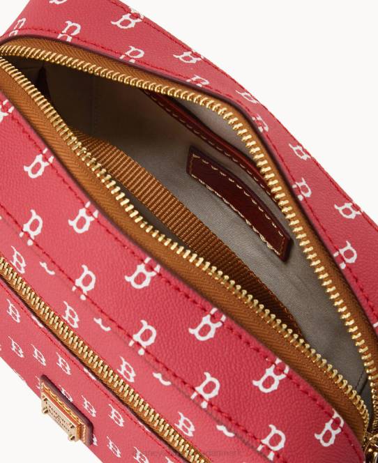Dooney & Bourke mlb kamera lynlås crossbody JV0J2276 poser red Sox