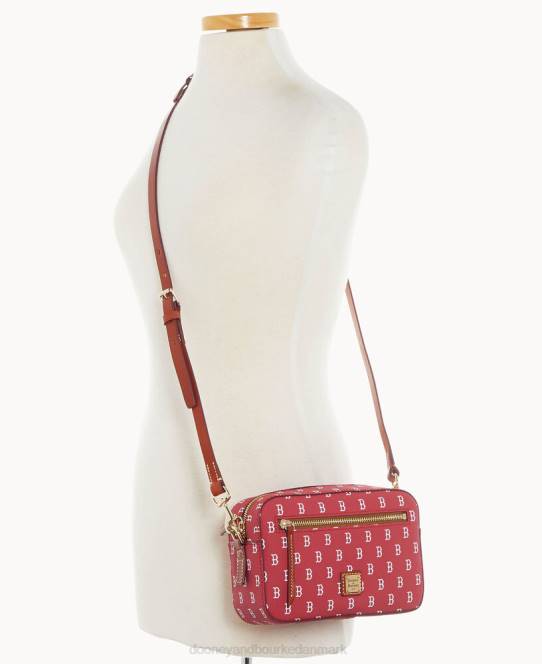 Dooney & Bourke mlb kamera lynlås crossbody JV0J2276 poser red Sox