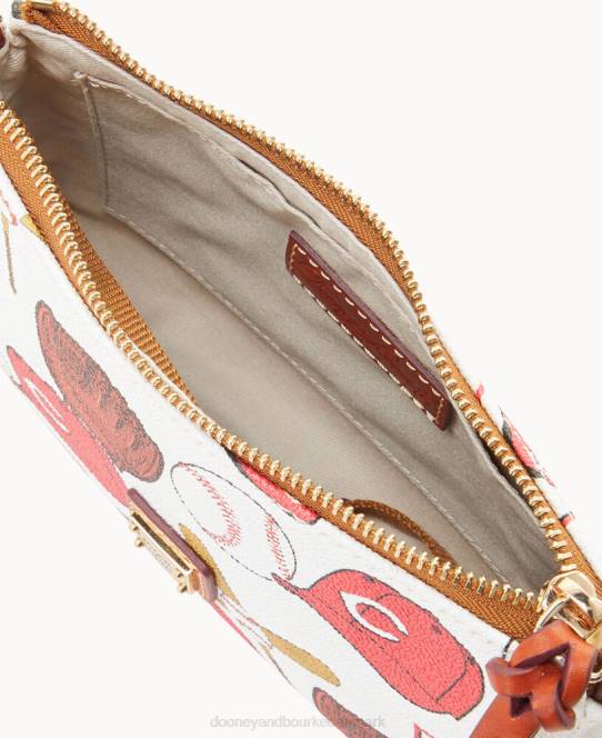 Dooney & Bourke mlb lexi crossbody sm mønthylster JV0J2252 poser røde