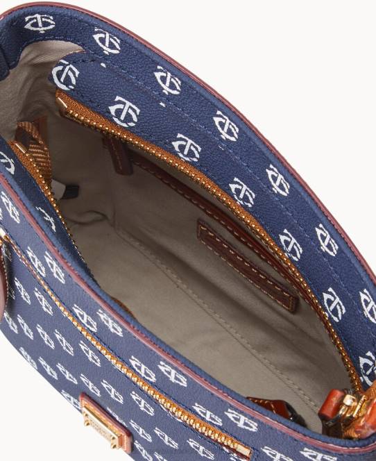 Dooney & Bourke mlb lille crossbody med lynlås JV0J1778 poser tvillinger