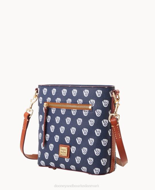 Dooney & Bourke mlb lille crossbody med lynlås JV0J1786 poser bryggere