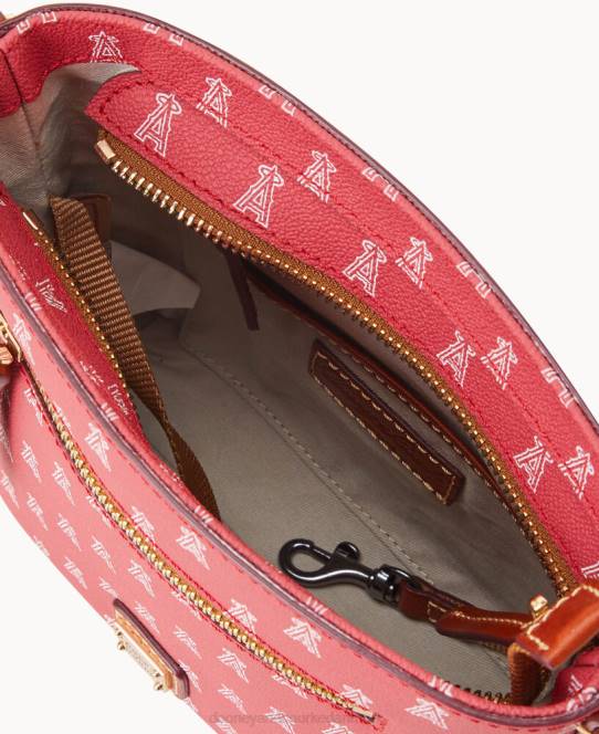 Dooney & Bourke mlb lille crossbody med lynlås JV0J1789 poser engle
