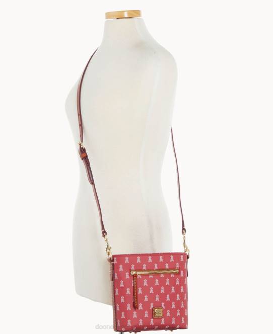 Dooney & Bourke mlb lille crossbody med lynlås JV0J1789 poser engle