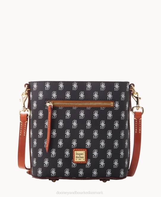 Dooney & Bourke mlb lille crossbody med lynlås JV0J1795 poser søfolk