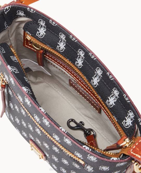 Dooney & Bourke mlb lille crossbody med lynlås JV0J1795 poser søfolk
