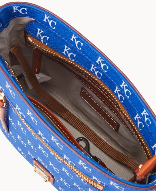 Dooney & Bourke mlb lille crossbody med lynlås JV0J1803 poser kongelige