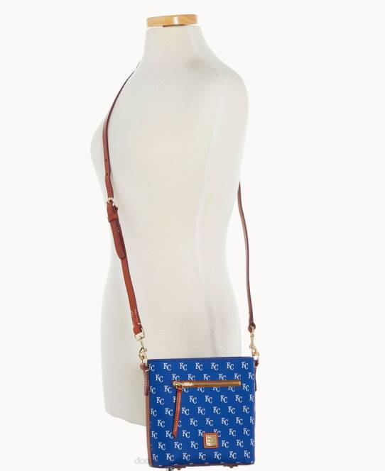 Dooney & Bourke mlb lille crossbody med lynlås JV0J1803 poser kongelige