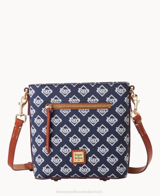 Dooney & Bourke mlb lille crossbody med lynlås JV0J1810 poser stråler
